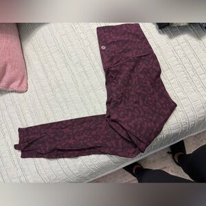 Lululemon high rise align. 25 inches